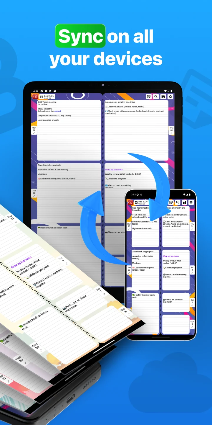 Weekly Planner - Diary, Notes screenshot