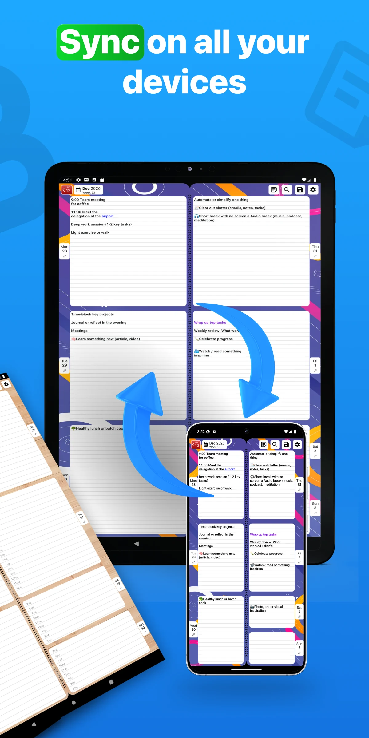 Weekly Planner - Diary, Notes screenshot